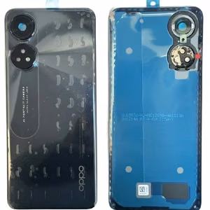 Aizmugurējais vāks Oppo Reno8 T melns Starlight oriģināls (lietots Grade A)