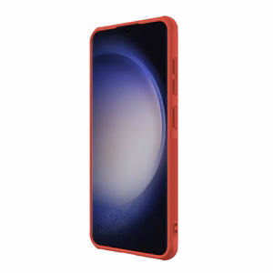 Nillkin Super Frosted Shield Pro bruņots viedtālruņa apvalks Samsung Galaxy S24+ - sarkans