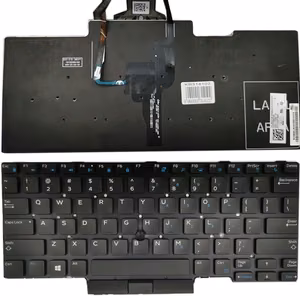 DELL Latitude E5450/E5470/E5480/E5490/E7450/E7470/E7480 klaviatūra ar apgaismojumu un TrackPoint