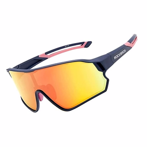 Rockbros 10134PL polarizētas riteņbraukšanas brilles – zilas un rozā