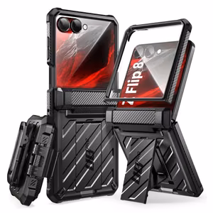 Supcase Unicorn Beetle Pro vāciņš Samsung Galaxy Z Flip 8 - melns