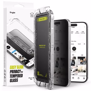 Ringke Easy Slide privātuma aizsargstikls 2 gab. komplekts iPhone 16 Pro