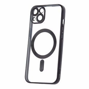 Color Chrome Magnētiskais viedtālruņa apvalks iPhone 13 6,1" melns