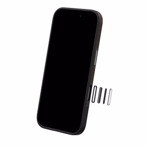 Benks Magnētiskais Armor Pro Kevlara apvalks ar metāla rāmi 600D (AD66) priekš iPhone 16 Pro Max melns ( Kameras vadības poga )