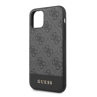 Guess 4G Stripe Collection viedtālruņa apvalks iPhone 11 6.1" / Xr - Pelēks