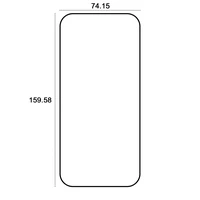 Etteri rūdīts 9D stikls iPhone 16 Pro Max 6,9"