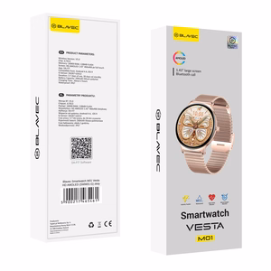 Viedpulkstenis (m) Blavec M-01 Vesta HD AMOLED Voice Call (SWM01-RG) - rozā