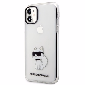 Karl Lagerfeld Ikonik Choupette чехол для iPhone 11 / Xr - прозрачный