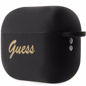 Guess GUAP2LSCHSK AirPods Pro 2 чехол чёрный/чёрный Silicone Charm Heart Collection