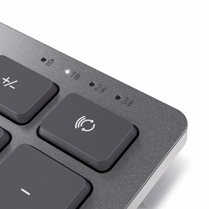 DELL KM7120W tastatūra RF bezvadu + Bluetooth QWERTY US International pelēka, titāna