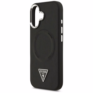 Guess Trīsstūra logotipa magnētiskais apvalks iPhone 17 - melns