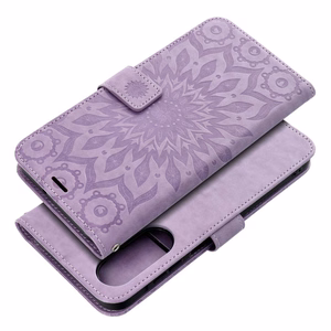 MEZZO grāmatas apvalks SAMSUNG A56 5G mandala violeta