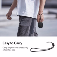 AirPods 4 Orbit hibrīda apvalks (melns)