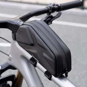 Rockbros stingra velosipēda rāmja augšējās caurules soma, 1,4 l, melna