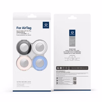Dux Ducis PC ūdensnecaurlaidīgs futrālis Apple AirTag 4Pack