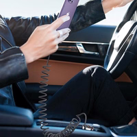 USAMS auto lādētājs C37 1xUSB+1xUSB-C 60W + kabelis Ligtning 30W PD+QC Fast Charge melns CC193CC01 (US-CC193)