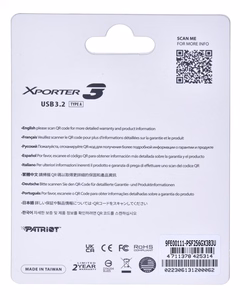 PARTIOT FLASHDRIVE Xporter 3 256GB Type A USB 3.2