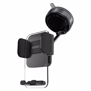Dudao F24PLUS Car Holder with Suction Cup Dashboard - Melns