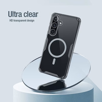 Nillkin Nature Pro bruņots viedtālruņa apvalks ar magnētisko gredzenu Samsung Galaxy S24+ - balts