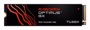 SanDisk Optimus GX 7100X SSD, 2 TB, M.2, PCI Express 4.0, NVMe, TLC 3D NAND