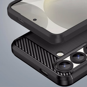 Ogļu apvalks Samsung Galaxy S25 melns