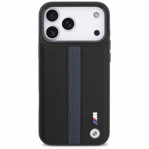 BMW M Perforated Stripe Logo MagSafe Чехол для iPhone 17 Pro Max - синий