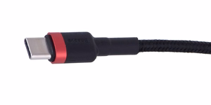 Baseus kabelis Cafule PD USB-C - USB-C 1,0 m sarkans-melns 60W