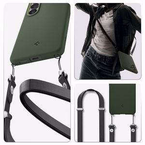 Spigen Nano Pop Mag MagSafe maciņš priekš Samsung Galaxy S26 - zaļš