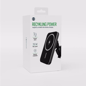 Forever pārstrādāts auto turētājs ar indukcijas uzlādi, saderīgs ar MagSafe RUS138-MS-01