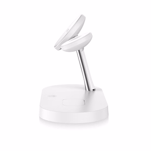 Tech-Protect A12 3in1 MagSafe indukcijas lādētājs viedtālrunim / austiņām / viedpulkstenim - balts
