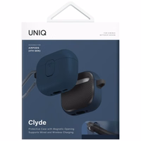 Uniq Clyde Lock apvalks AirPods 4 - zils