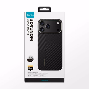 Benks Montage Magnetic Armor Pro Kevlar Чехол Metal Frame 600D+1500D (MA70) для Iphone 17 Pro Max чёрный (Camera Control Button)