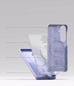 Ringke Silikona MagSafe Maciņš for Samsung Galaxy S26 - violets