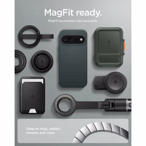 Spigen Liquid Air (Mag Fit) aizsargvāciņš Google Pixel 11 Pro, zaļš (Abyss Green)