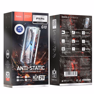 HOCO rūdīts stikls HD Anti-static (SET 25in1) - MULTIPACK priekš iPhone 16 Pro (G10)