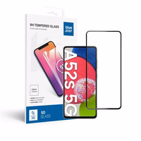 Aizsargstikls Blue Star - SAMSUNG A52/52s 5G/LTE pilna seja (pilna līme ar rāmi/mazs izmērs) - melns Aizsargstikls Blue Star
