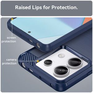 Carbon чехол для Xiaomi Redmi Note 13 Pro - синий