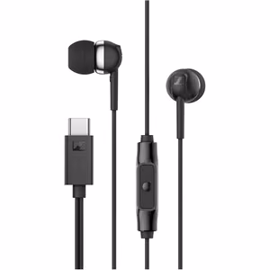 Sennheiser Austiņas CX 80U Vadu Ausu tipa Mikrofons Melns
