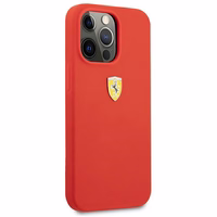 Ferrari FESSIHCP13XRE iPhone 13 Pro Max 6.7" ciets silikona viedtālruņa apvalks sarkans/sarkans