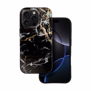 FORCELL F-PROTECT Mirage, militārā kritiena pārbaudītais viedtālruņa apvalks, MagSafe saderīgs IPHONE 15 PRO melns
