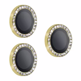 Temperētais stikls HARD DIAMOND kamerai (objektīvam) iPhone 17 Pro/17 Pro Max – zelta krāsas, 3 gab.