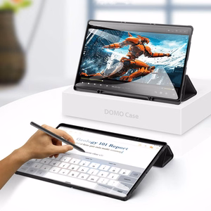 Dux Ducis Domo salokāms apvalks planšetdatoram ar Smart Sleep funkciju Samsung Galaxy Tab S8/S9 Ultra statīvs - melns