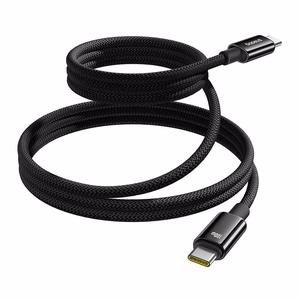 Baseus Tungsten Gold uzlādes kabelis no USB-C uz USB-C 100W 1m (melns)