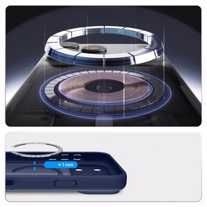 Spigen Ultra Hybrid MagSafe maciņš iPhone 18 Pro / 17 Pro, tumši zils