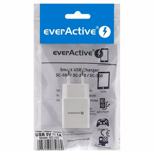 Lādētājs everActive SC-100 1xUSB 1A