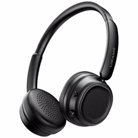 Ap ausi austiņas USAMS SR01 Bluetooth 5.3 ANC melnas