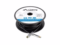Lanberg CA-HDMI-20FB-0200-BK optical cable HDMI M/M 20m v2.0 4K AOC