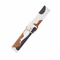 Moro siksniņa Samsung Galaxy Watch 40 / 41 / 42 / 43 / 44 mm silikona pulksteņa siksniņa ar rakstu 1