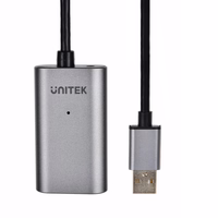 UNITEK Y-271 USB cable 5 m USB 2.0 USB A pelēks