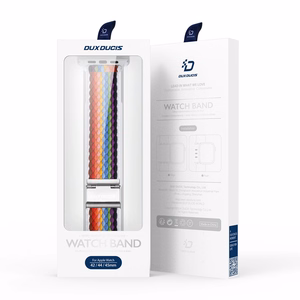 Siksniņa Dux Ducis Mixture II Series Apple Watch 42/44/45/49mm Pale Stripes